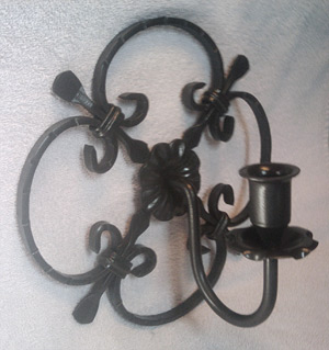 Candle wall sconce