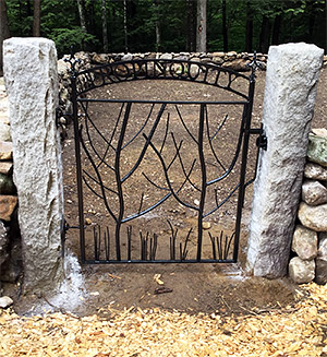 Cemetery gate