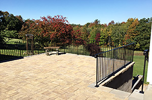 Large patio railing